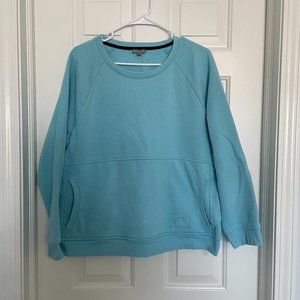 T by Talbots Women's Sweatshirt Size Petite XL XLp Turquoise